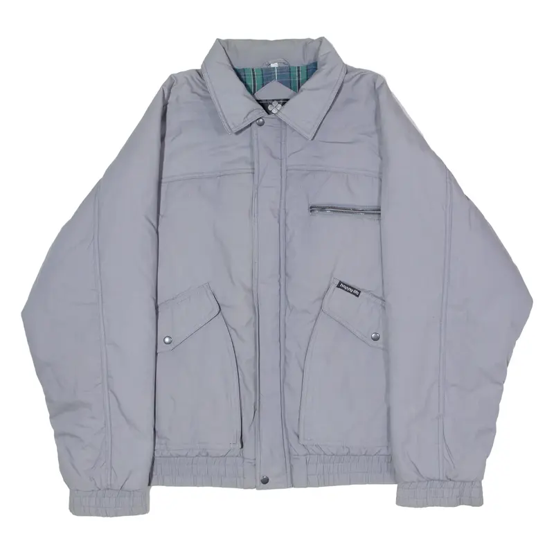 HAPPY LIFE Mens Jacket Grey 90s M