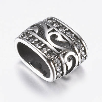 316 Surgical Stainless Steel Slide Charms