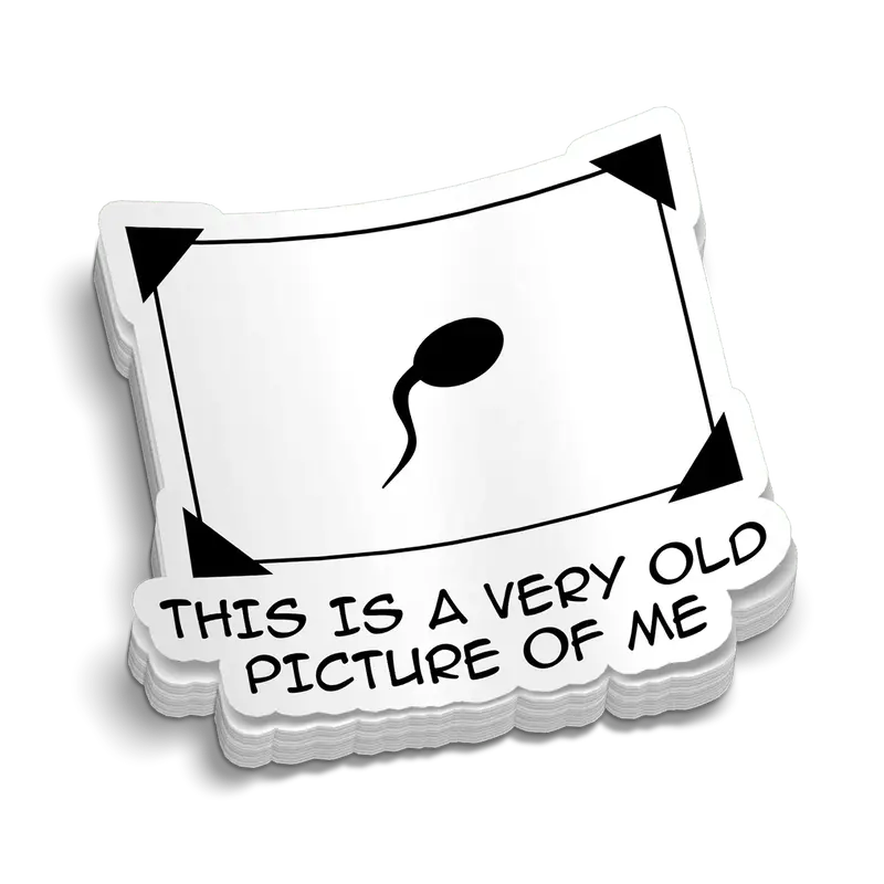 Old Picture Hard Hat Decal