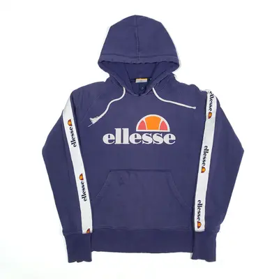 ELLESSE Hoodie Purple Pullover Womens S