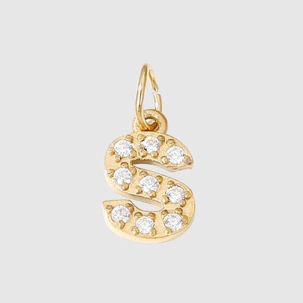 Stainless Steel Cubic Zirconia Pendants with Jump Rings