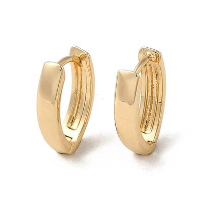 Brass Hoop Earring