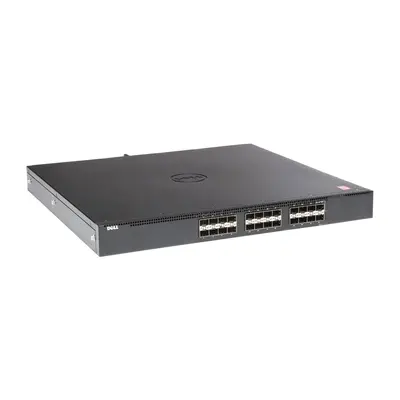 Dell S3124F | PowerSwitch 24 x SFP Ports 10/100/1000Base-SX + 2 x SFP+ Ports Layer 3 Managed 1U Rack-mountable Gigabit Ethern...