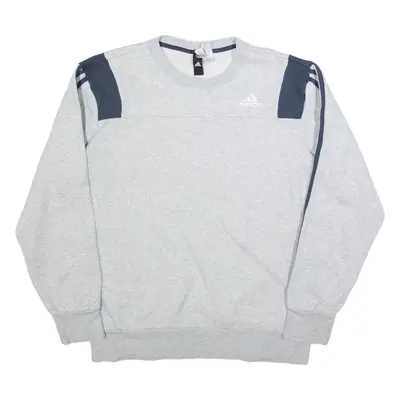 ADIDAS Mens Sweatshirt Grey M
