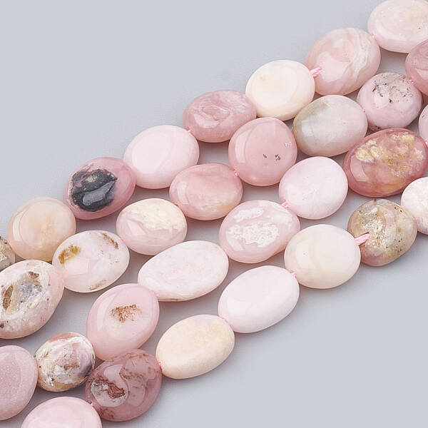 Natural Pink Opal Beads Strands