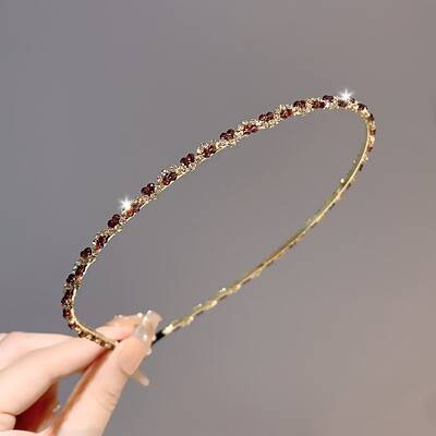 Alloy Rhinestone Hair Bands