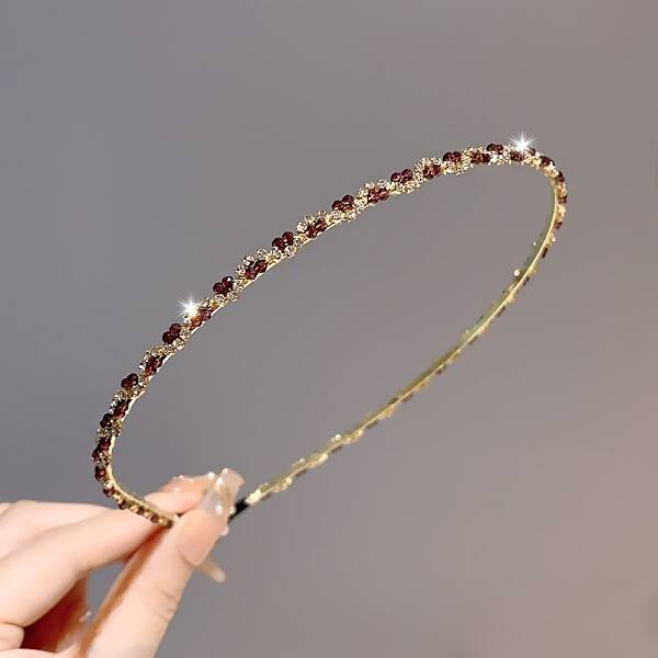 Alloy Rhinestone Hair Bands