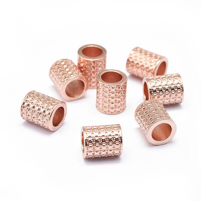 Rack Plating Brass European Beads