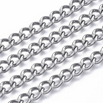 Tarnish Resistant 304 Stainless Steel Curb Chains