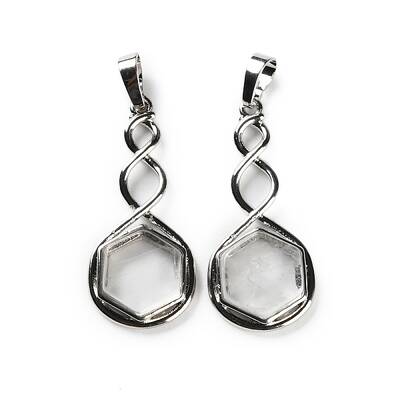 Natural Quartz Crystal Pendants