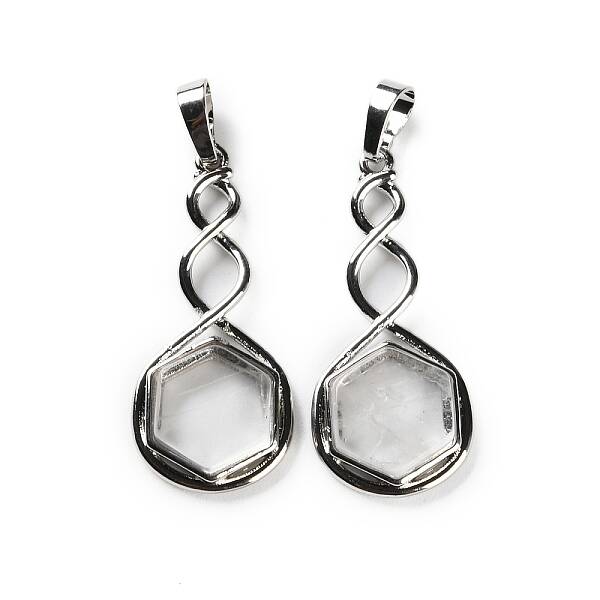 Natural Quartz Crystal Pendants