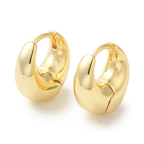 Brass Hoop Earrings for Women