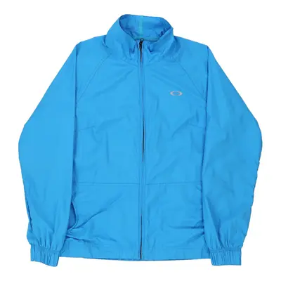 Oakley Jacket - Large Blue Nylon