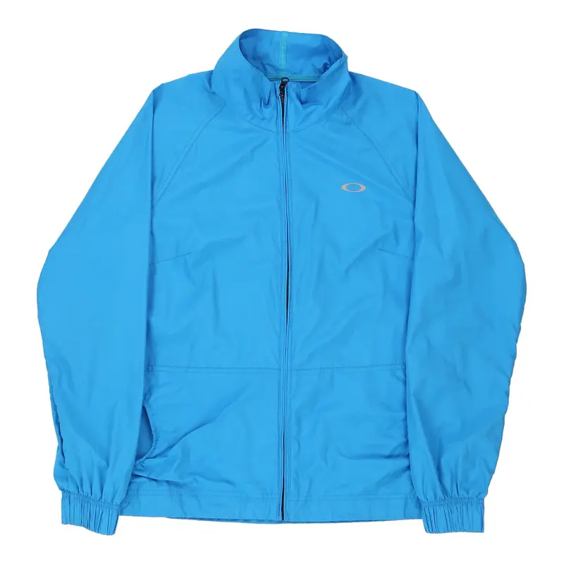 Oakley Jacket - Large Blue Nylon
