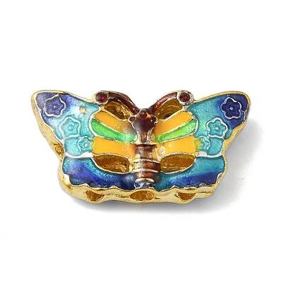 Rack Plating Brass Enamel Beads