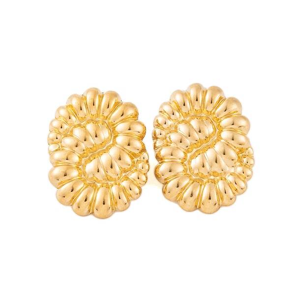Ion Plating(IP) 304 Stainless Steel Stud Earrings for Women