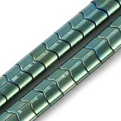 Electroplated Synthetic Non-magnetic Hematite Beads Strands