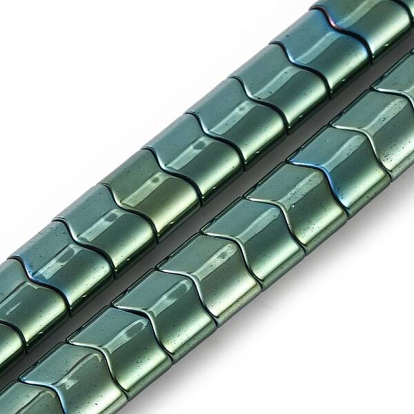 Electroplated Synthetic Non-magnetic Hematite Beads Strands
