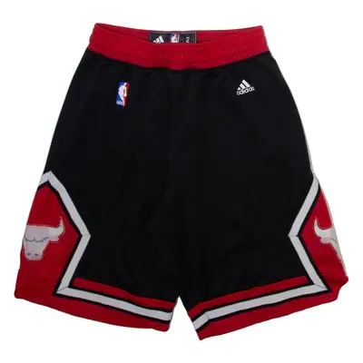 ADIDAS Chicago Bulls Mens Sports Shorts Black Relaxed S W24