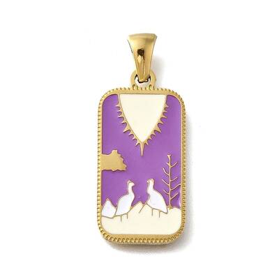 304 Stainless Steel Enamel Pendants