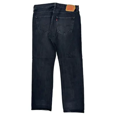 501 Levis Jeans - 35W 31L Black Cotton