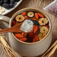 Kidney-tonifying tea recipe - Ginseng Six Treasures Tea, combination flower tea herbal health drink - Kidney tea - Ginseng te...