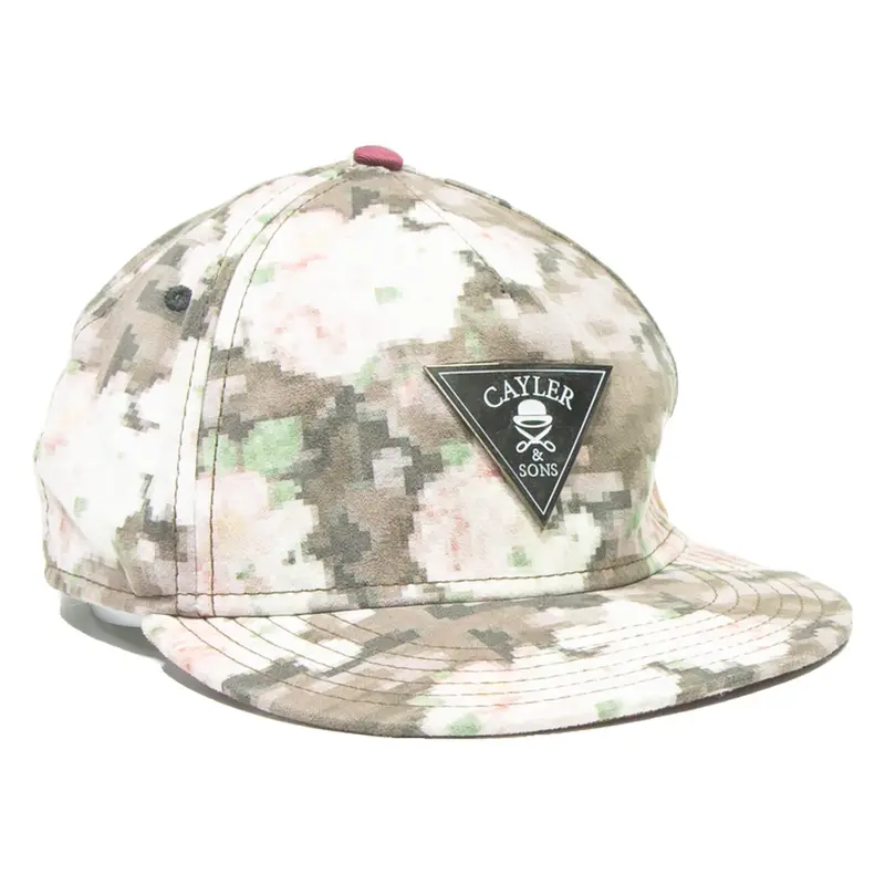 CAYLER AND SONS Mens Snapback Cap Beige Floral L
