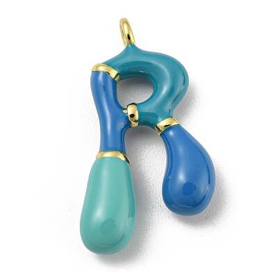 Brass Enamel Pendants