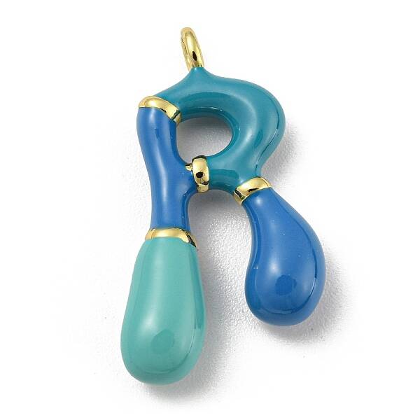 Brass Enamel Pendants