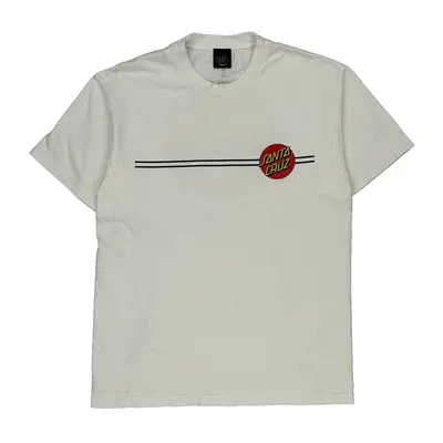 Santa Cruz Graphic T-Shirt - Large White Cotton