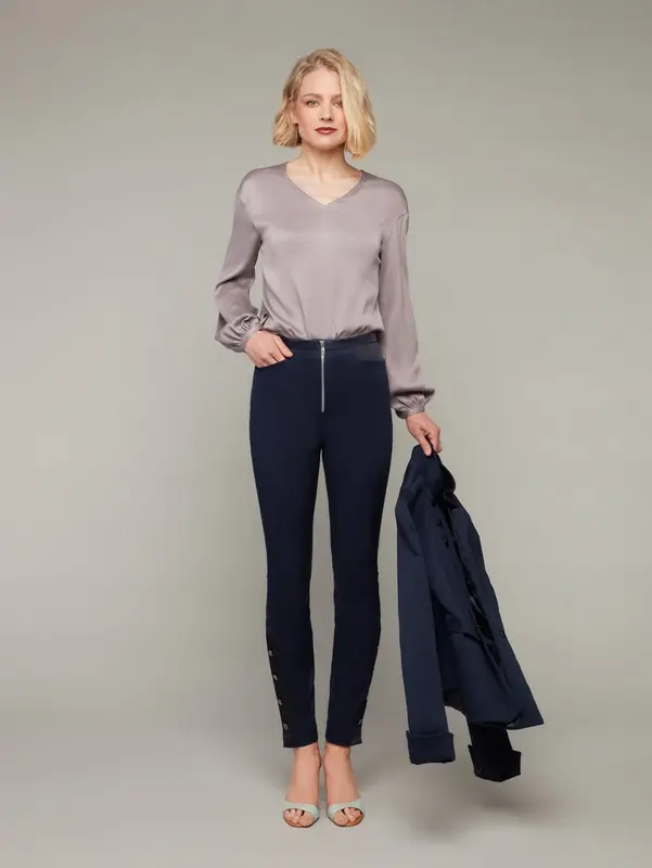 DRAGONFLY | High Waist Skinnies | Color: Peacoat | Size: XXS