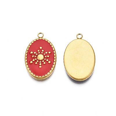 304 Stainless Steel Enamel Pendants