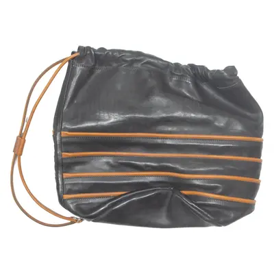 Womens Shoulder Bag Black Leather