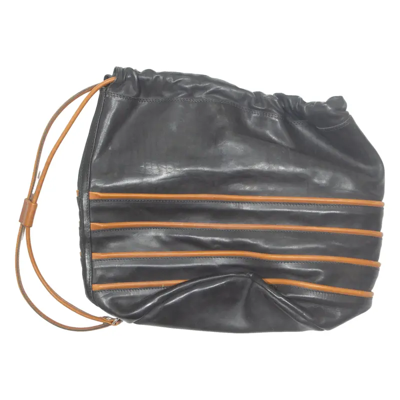 Womens Shoulder Bag Black Leather