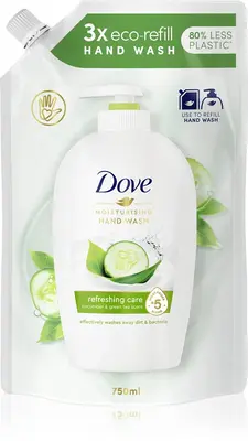 Dove Refreshing Care Liquid Hand Soap Refill Cucumber & Green Tea 750 ml