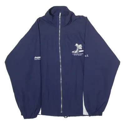KOBE HC Uni- Neuchatel Mens Windbreaker Jacket Blue 90s Colourblock M