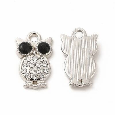 Alloy Rhinestone Charms