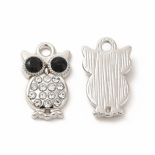 Alloy Rhinestone Charms
