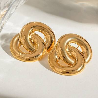 304 Stainless Steel Stud Earrings