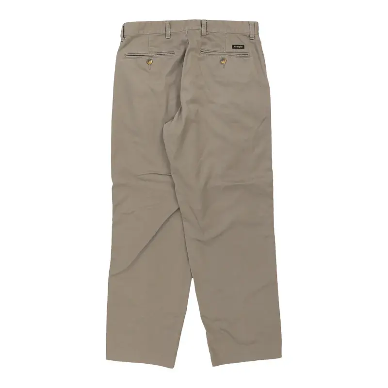Wrangler Chinos - 30W 29L Brown Cotton
