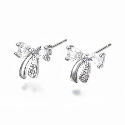 Brass Stud Earrings