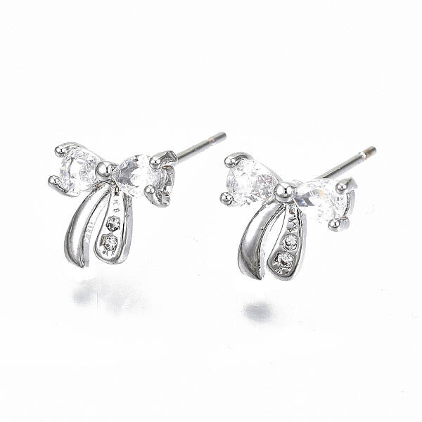 Brass Stud Earrings