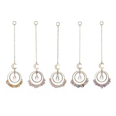 Glass Teardrop Window Hanging Suncatchers