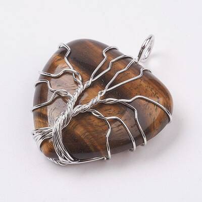 Natura Tiger Eye Pendants