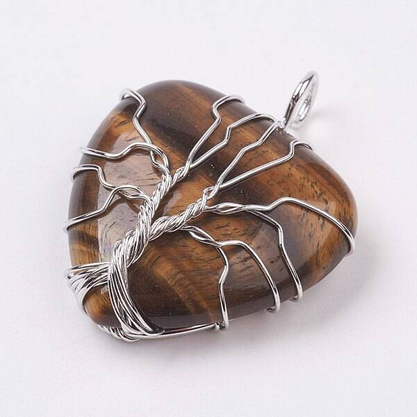 Natura Tiger Eye Pendants