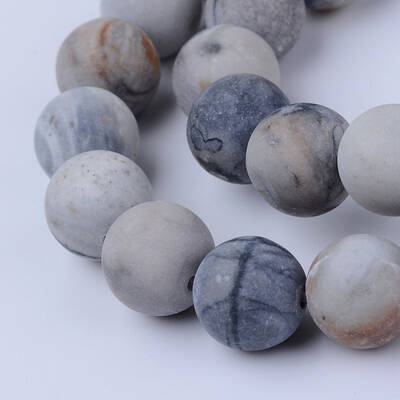 Natural Polychrome Jasper/Picasso Stone/Picasso Jasper Beads Strands
