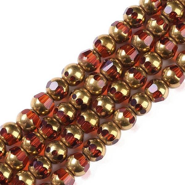 Electroplate Glass Beads Strands