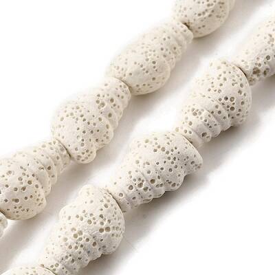 Dyed Natural Lava Rock Beads Strands