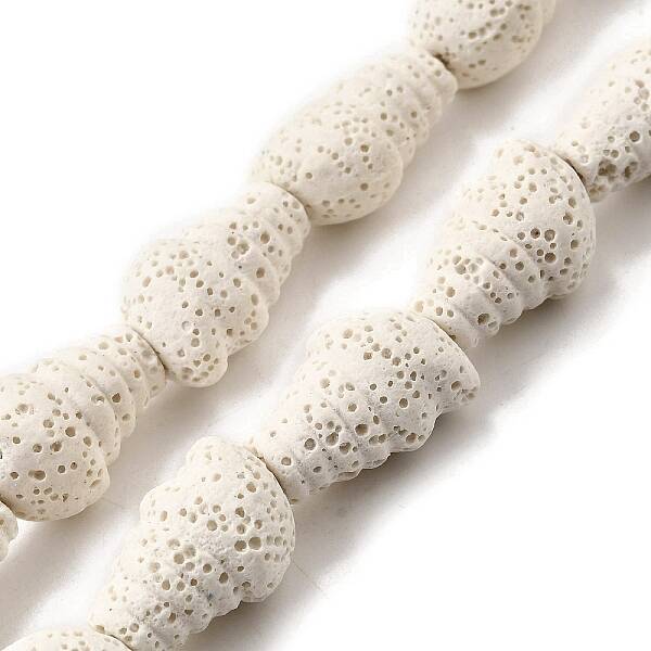 Dyed Natural Lava Rock Beads Strands