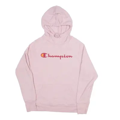 CHAMPION Hoodie Pink Pullover Womens XS